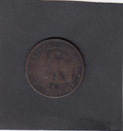 Beschrijving: 10 Centimes NAPOLEON III